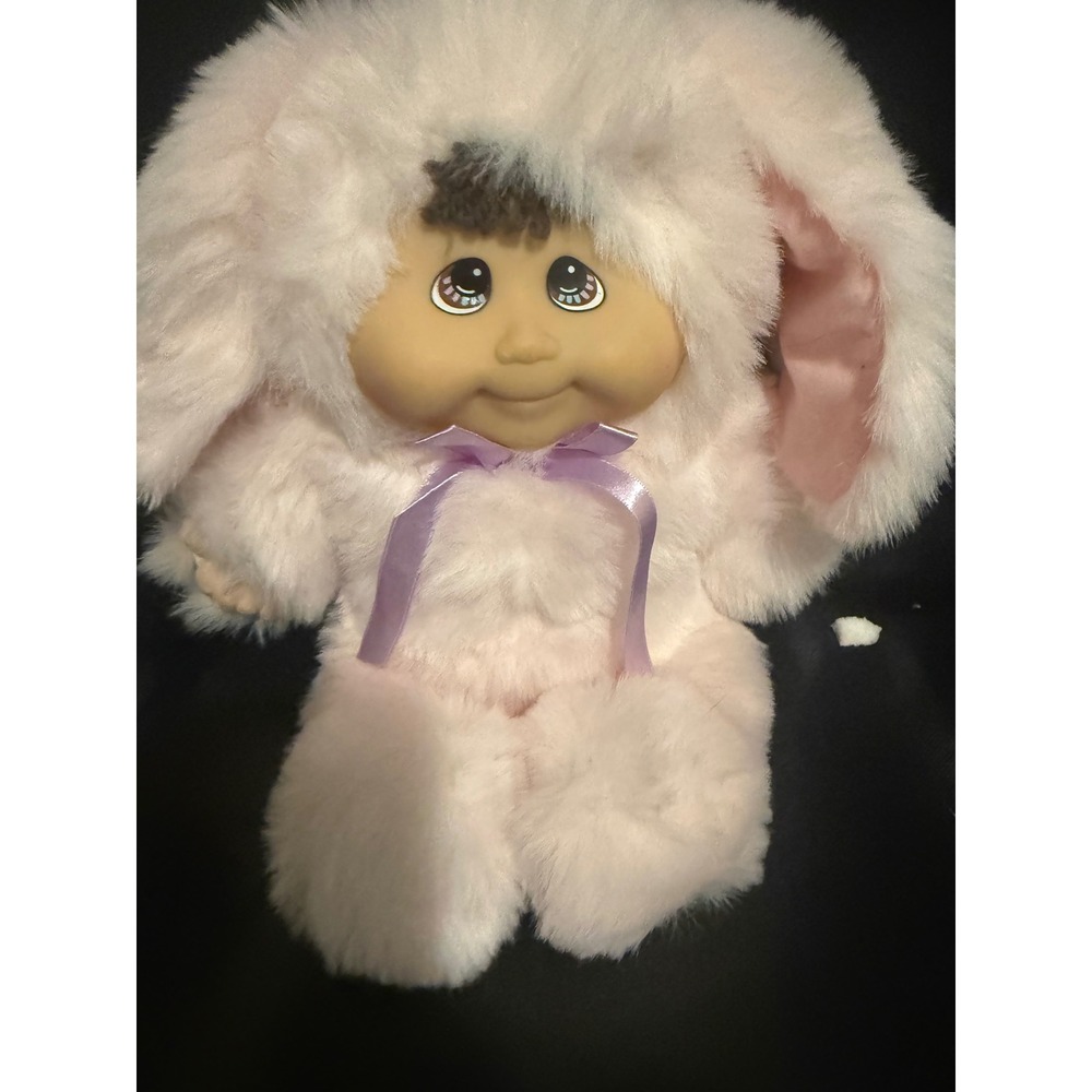 Kuddle Love Kids Pink‎ Bunny Plush Doll Cabbage Patch Style Easter Bunny Costume